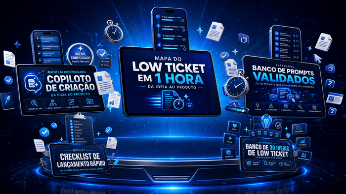 Oferta completa do Guia do Low Ticket em 1 Hora